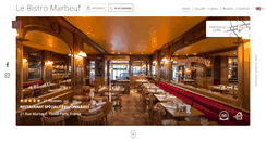 Desktop Screenshot of lebistromarbeuf.com